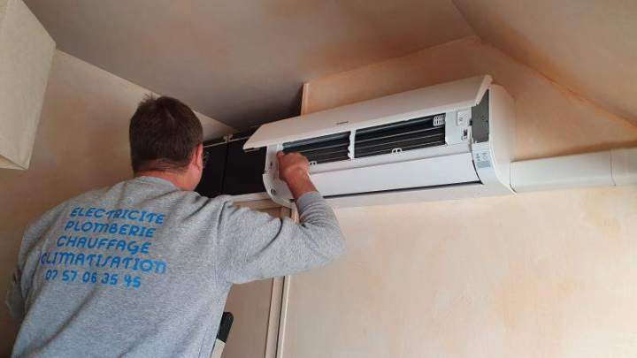 Installation climatisation, Avord